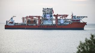 Türkiye'nin 6. derin deniz sondaj gemisi Mersin açıklarına demirledi