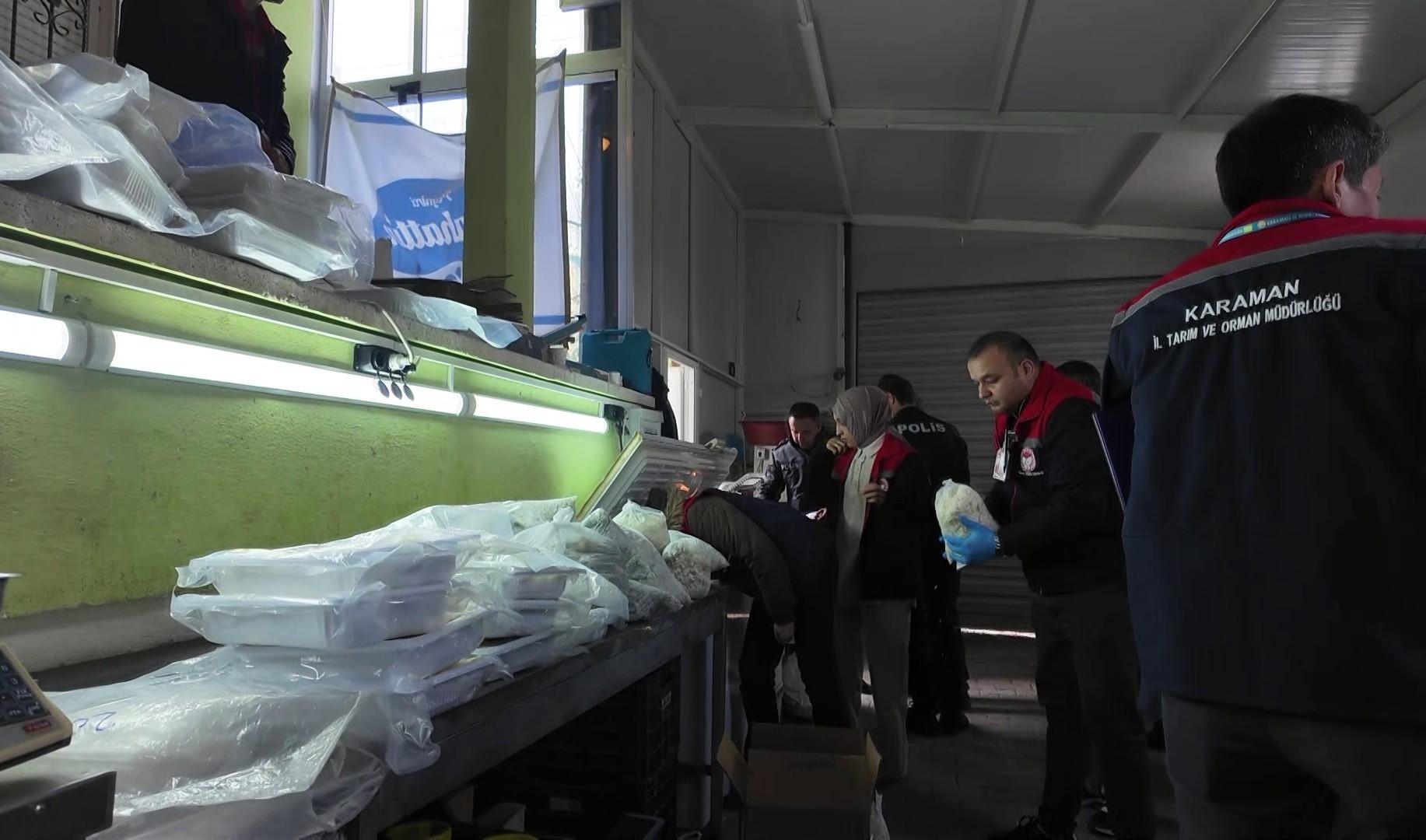 Karaman'da 2 bin 424 kilogram kaçak peynir ele geçirildi