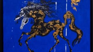 Kethüda Hamamı'ndaki ‘Kain-At' sergisi sanatseverlerin uğrak noktası oldu