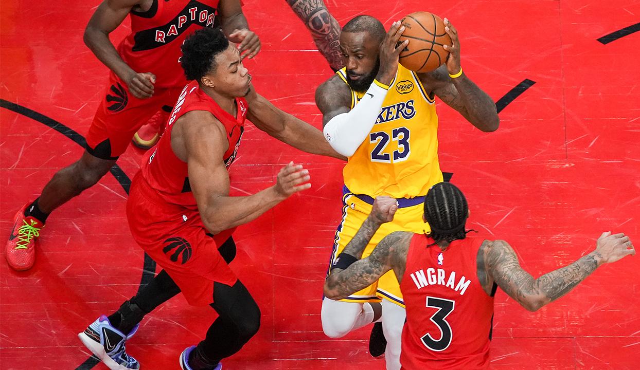 LeBron James'in 1.297 maçlık çift haneli sayı serisi sona erdi