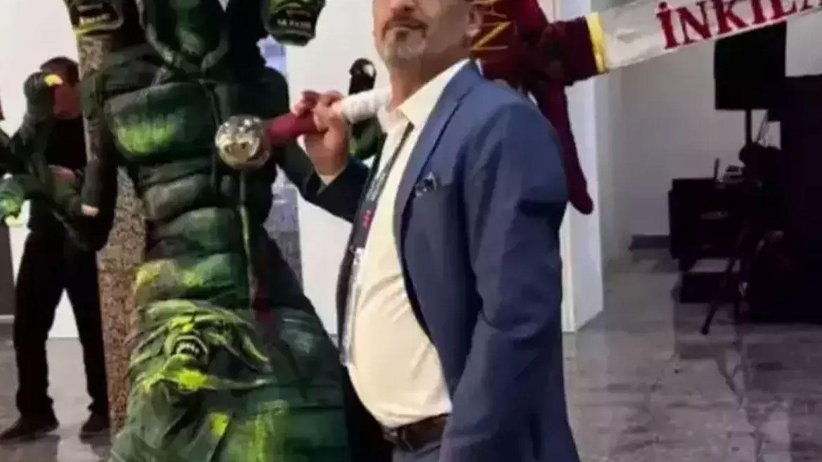 Müslümanlığı hedef aldılar! İstanbul'da ''heykel'' provokasyonu