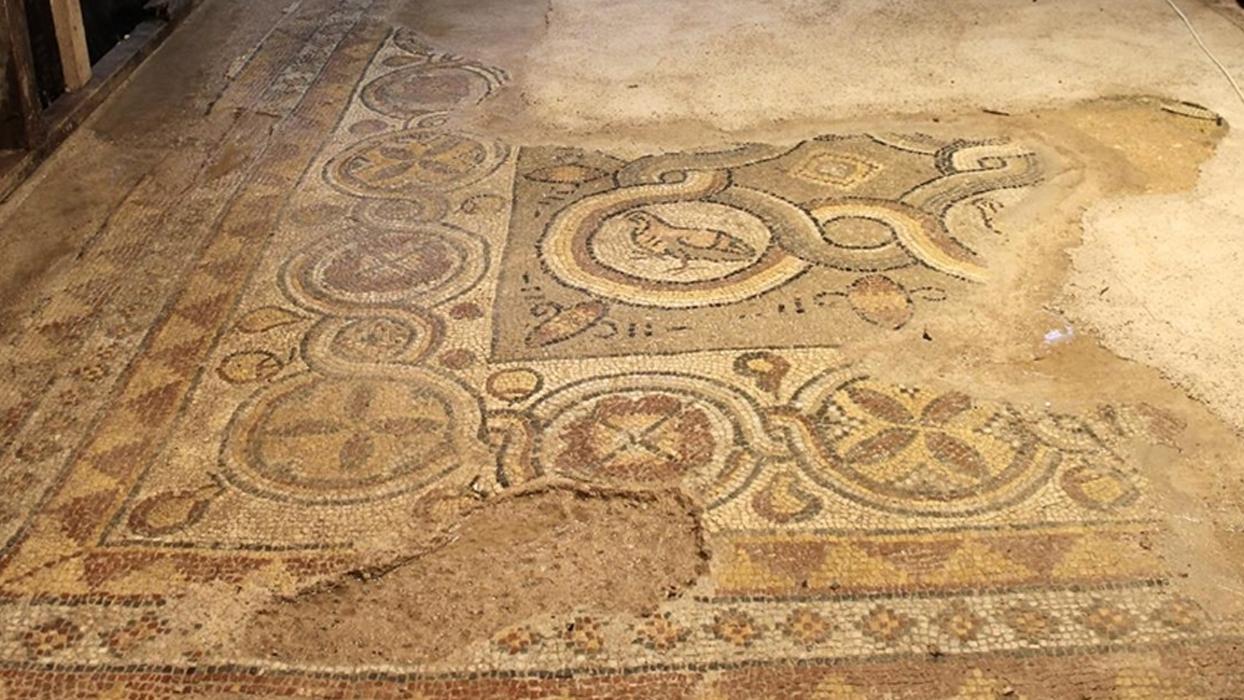 Sinop'ta gün yüzüne çıkarılan 1600 yıllık mozaikler ziyarete açılacak