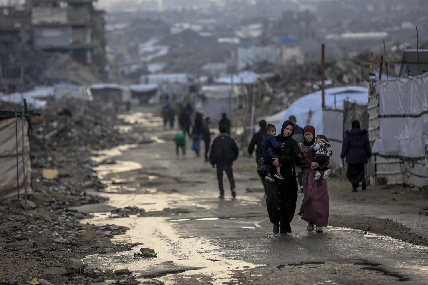 Gazze'de felaketin adı soğuk ve sel! 250 bin aile büyük tehlike altında