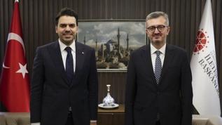 İletişim Başkanı Duran, TİKA Başkanı Eren ile bir araya geldi