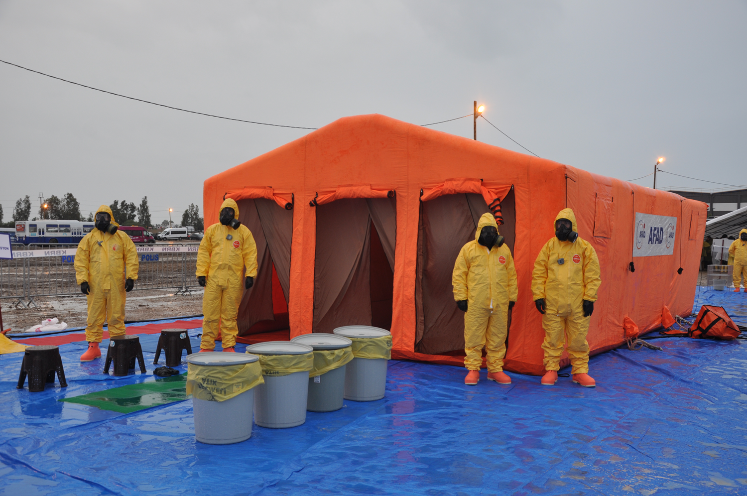 Mersin'de ''Tam Ölçekli Radyasyon Acil Durum Tatbikatı'' yapıldı