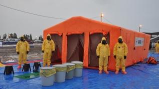 Mersin'de ''Tam Ölçekli Radyasyon Acil Durum Tatbikatı'' yapıldı