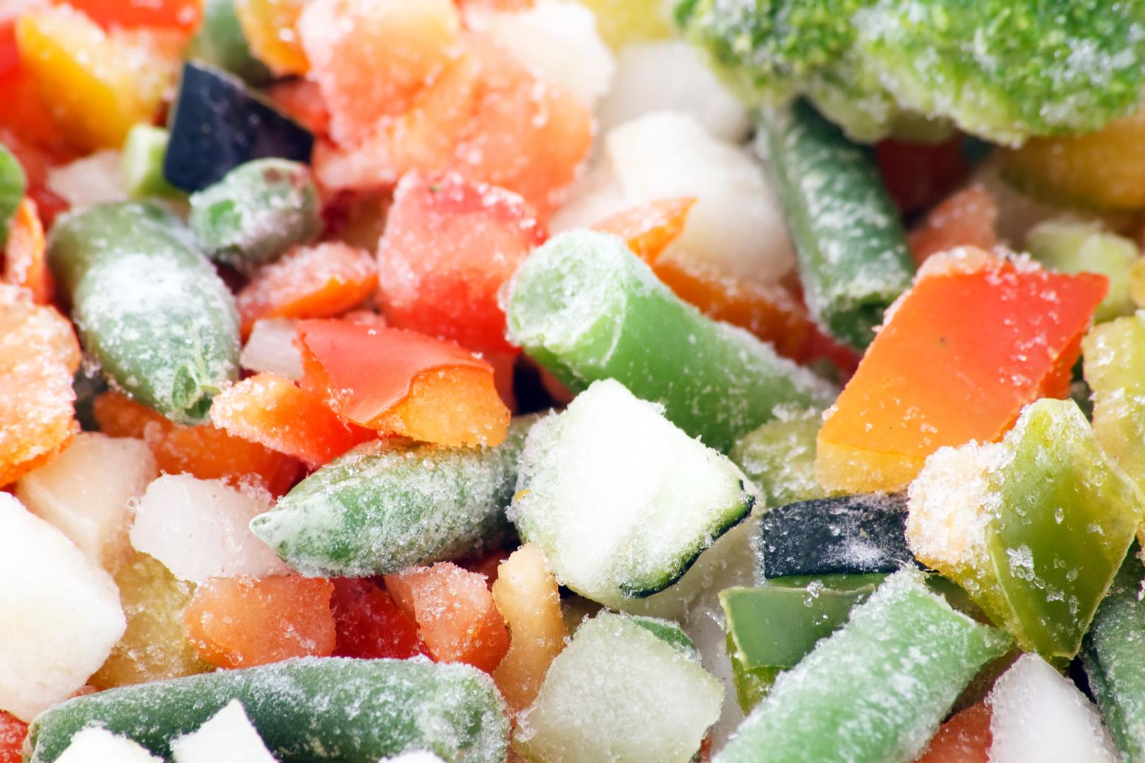 Dondurulmuş sebzeler ne kadar süre besleyici kalır