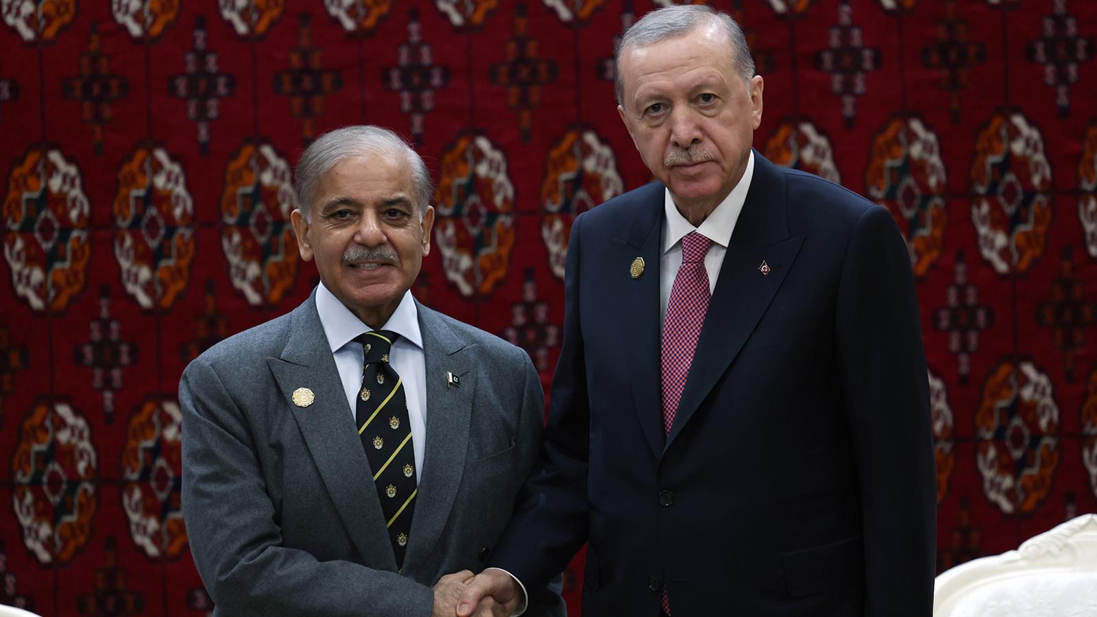 Başkan Erdoğan, Şerif ve Berdimuhamedov ile görüştü