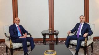 Bakan Fidan, ABD'nin Ankara Büyükelçisi ve Suriye Özel Temsilcisi Barrack'ı kabul etti