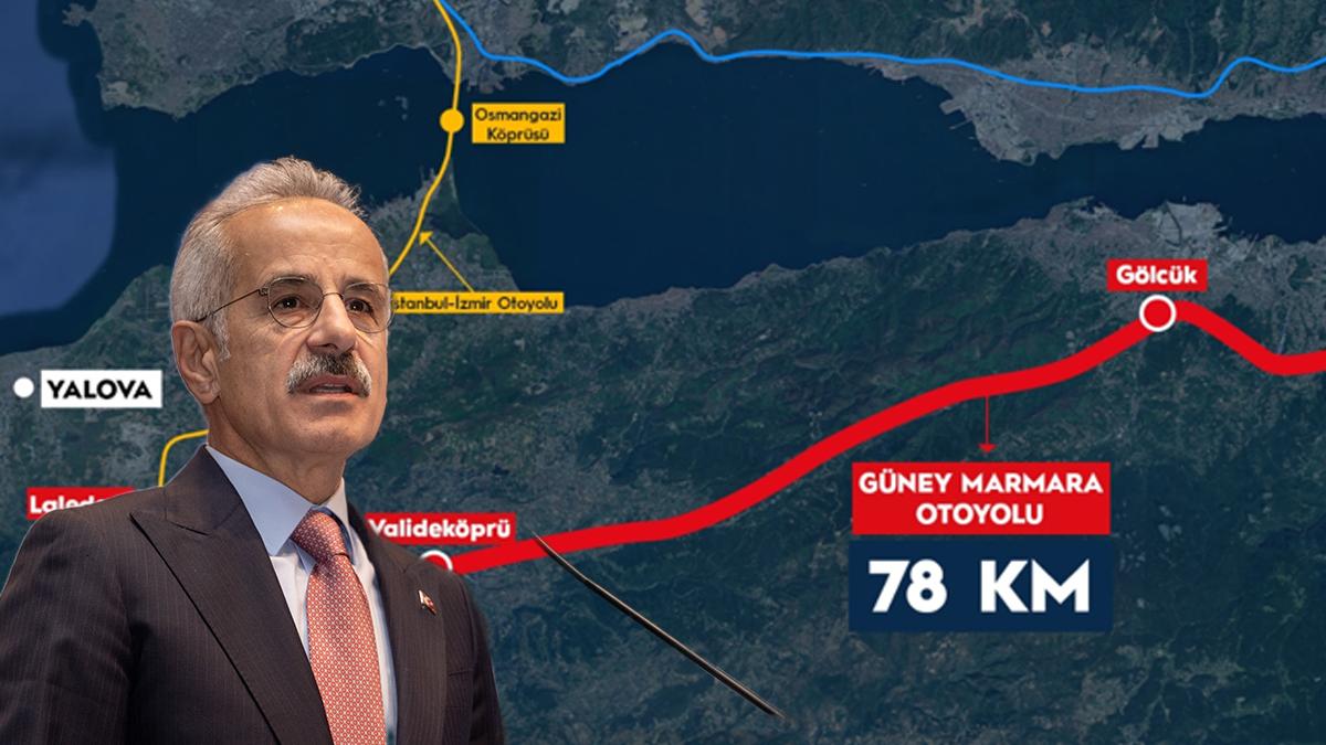 Güney Marmara Otoyolu, 60 milyar dolarlık ekonomiyi birleştirecek