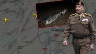 Libya Genelkurmaya Başkanını taşıyan jet düştü... Enkazına ulaşıldı 