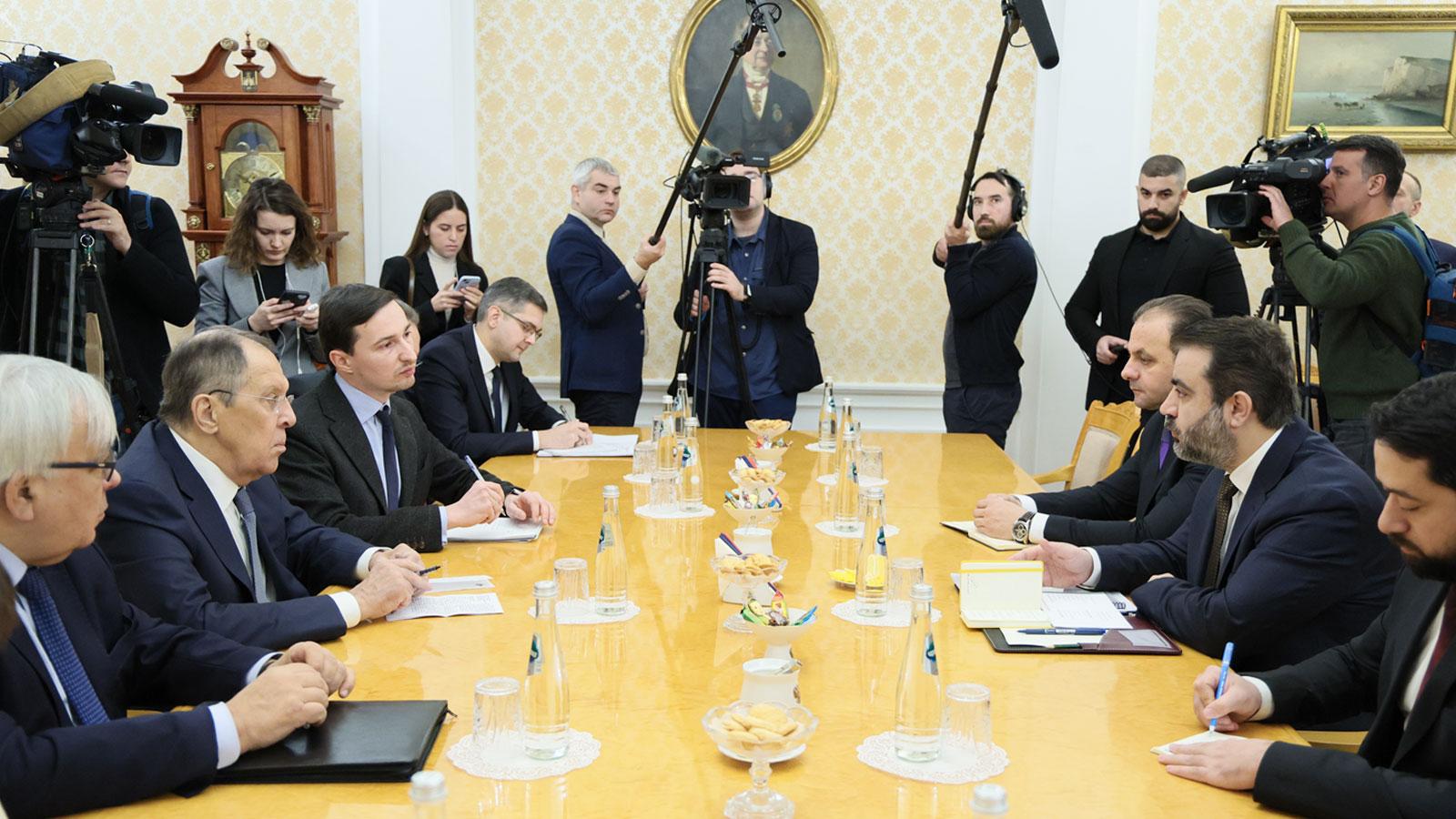 Moskova'da üst düzey görüşme: Putin, Suriye heyetini kabul etti