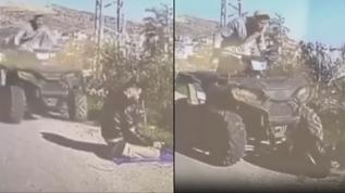 İşgalcilerin vahşeti devam ediyor! Aracıyla namaz kılan Filistinliyi ezdi