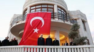 Cumhurbaşkanı Erdoğan, Hatay'da Meclis binası olarak kullanılan tarihi yapıyı ziyaret etti