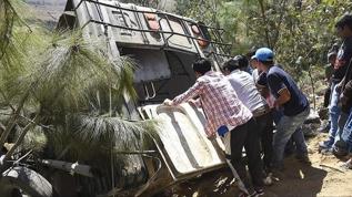 Guatemala'da korkunç kaza! 15 kişi can verdi