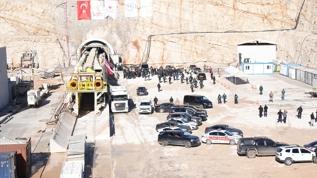 Babakaya Sulama Tüneli'nde ikinci tüp kazı çalışmaları başladı