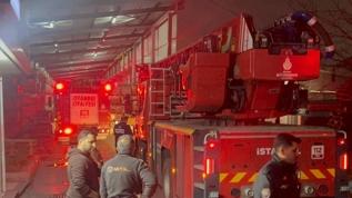 Küçükçekmece'de trafo yangınında 2 kişi yaralandı