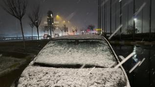 İstanbul'a beklenen kar geldi