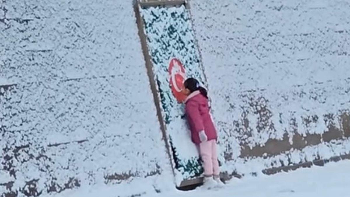 Minik Zeynep bayrak sevgisiyle yürekleri ısıttı