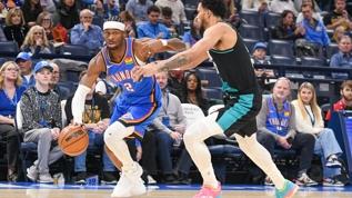 Shai Gilgeous-Alexander yıldızlaştı! Thunder üst üste 3. galibiyetini aldı