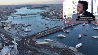 Yüz binler Gazze için tek yürek oldu... TÜGVA Genel Başkanı Beşinci: Katil İsrail yalnız bırakılmalı