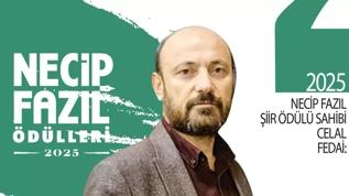 Necip Fazıl Şiir Ödülü sahibi Celal Fedai: Ödül benim için yeni bir başlangıç çizgisi