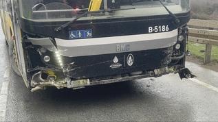 İETT otobüsü kontrolden çıktı! Yolcular yaralandı