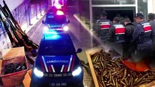 Silah ve mühimmat kaçakçılığına yönelik 14 ildeki operasyonlarda 202 şüpheli yakalandı