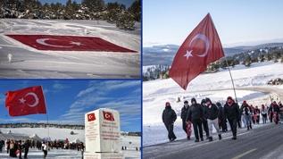Türkiye, Sarıkamış şehitlerini anmak için Allahuekber Dağları'nda bir araya geldi