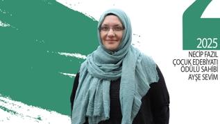 Necip Fazıl Çocuk Edebiyatı Ödülü sahibi Ayşe Sevim: Bu ödül bize ''devam etme'' kuvveti veriyor