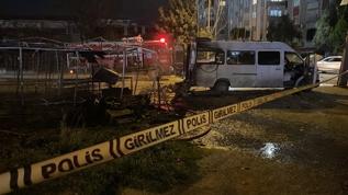 Bursa'da ekipleri seferber eden yangın: Baraka ve minibüs küle döndü