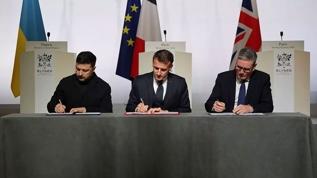 Ukrayna, İngiltere ve Fransa imzaları attı! Macron: Türkiye'yi özellikle takdir etmek istiyorum