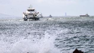 Vapur seferlerine şiddetli rüzgar engeli! İptal edildi