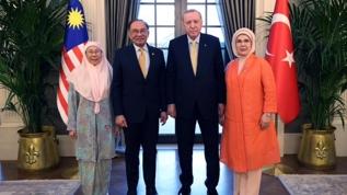 Cumhurbaşkanı Erdoğan, Malezya Başbakanı İbrahim ile görüştü