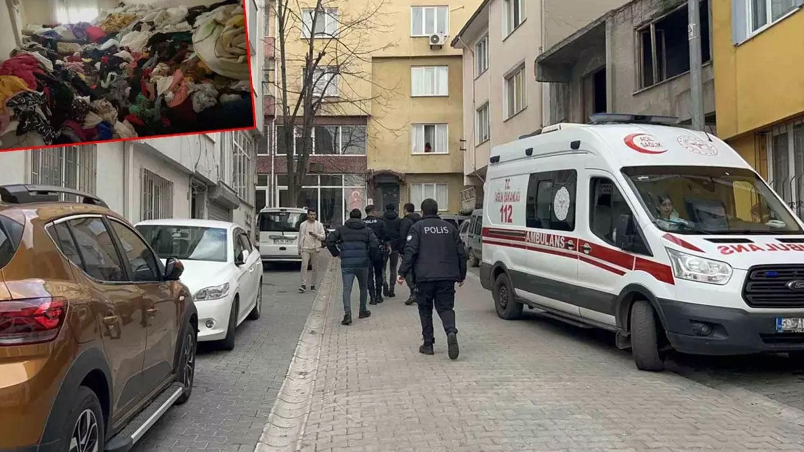 İstiflediği giysilerin arasından cansız bedeni çıktı