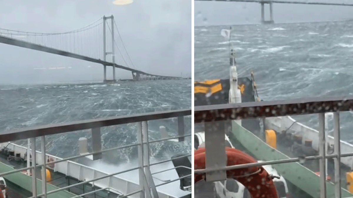 Onlarca araç ve yolcu var: Arabalı feribot denizin ortasında sürüklendi