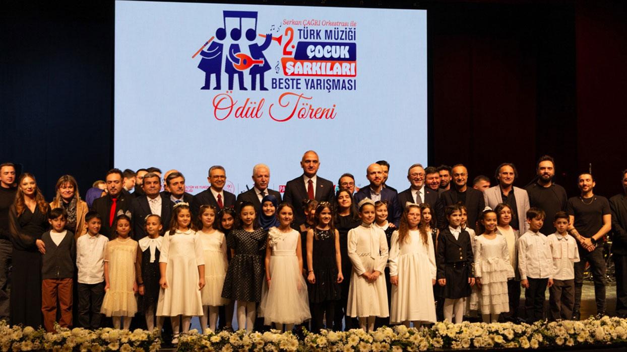 2. Türk Müziği Çocuk Şarkıları Beste Yarışması'' ödülleri sahiplerini buldu