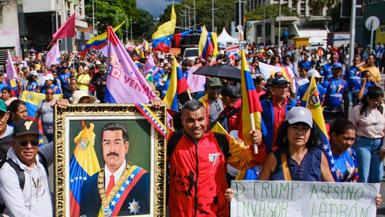 Venezuela'da binlerce kişi Maduro'nun özgürlüğü için yürüdü