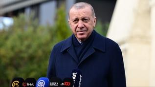 Cumhurbaşkanı Erdoğan, cuma namazını Hz. Ali Camisi'nde kıldı