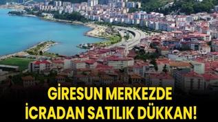 Giresun Merkezde icradan satılık dükkan!