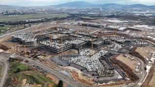 Şehir hastanesi adım adım yükseliyor: Türkiye'nin en büyüğü olacak