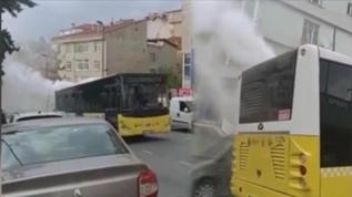 Yine bir İETT krizi! Yolcular anında tahliye edildi