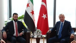 Başkan Erdoğan, Suriye Cumhurbaşkanı Şara ile görüştü... Gündem terörle mücadele