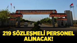 Van Yüzüncü Yıl Üniversitesi 219 Sözleşmeli Personel alacak!