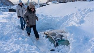 Kamçatka'da dört metre kar yüksekliği! Olağanüstü hal ilan edildi