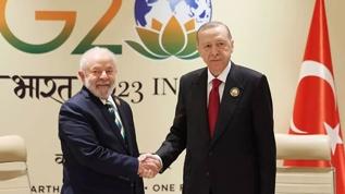 Cumhurbaşkanı Erdoğan, Brezilya Devlet Başkanı ile görüştü