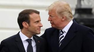 Trump masada yok! Fransa Cumhurbaşkanı Macron'a soğuk duş: Uzun süre orada kalmayacak