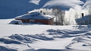 Van'da kar kalınlığının yer yer 2 metreyi bulması yaşamı zorlaştırıyor