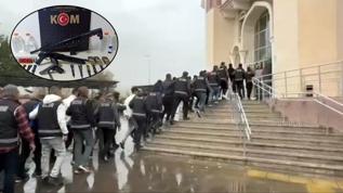 'Daltonlar' ve 'Casperler' suç örgütüne operasyon! 15 kişiden 8'i tutuklandı