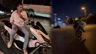 Başakşehir'de can pazarı! Otobüsün altında kalan motosikletli öldü